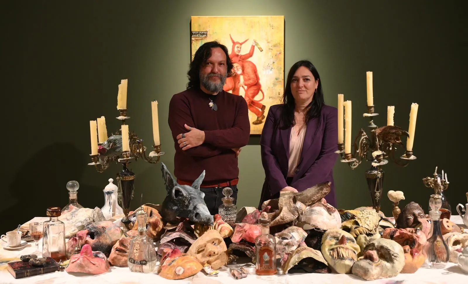 La exposición ‘Mascarada de sobremesa’, de José Luis Serzo, se inaugura esta tarde en el MAS