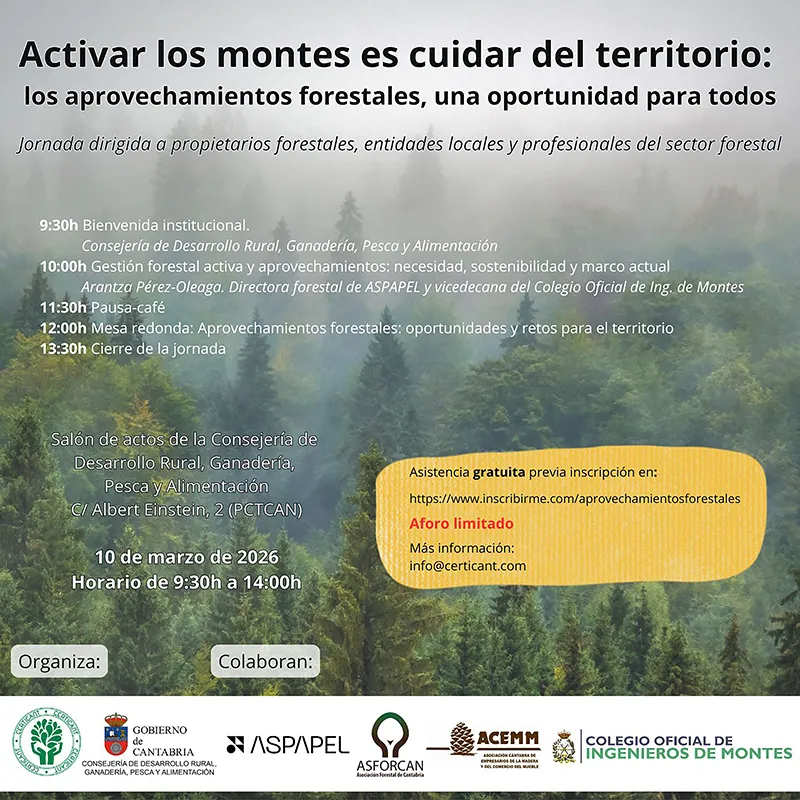 La Dirección General de Montes y Biodiversidad organiza una jornada para abordar los aprovechamientos forestales