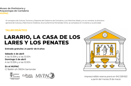 Cultura organiza un taller en el MUPAC sobre la espiritualidad doméstica en la Roma antigua