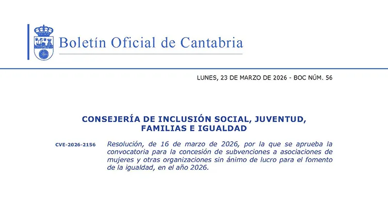 Inclusión Social destina 200.000 euros en ayudas a asociaciones de mujeres para el fomento de la igualdad real y efectiva