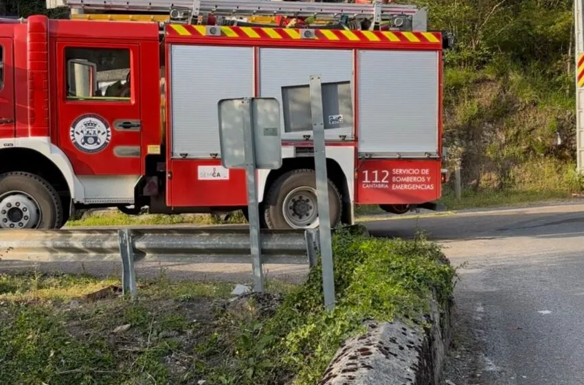  Rescatado un ciclista tras caer al cauce del río en Molledo