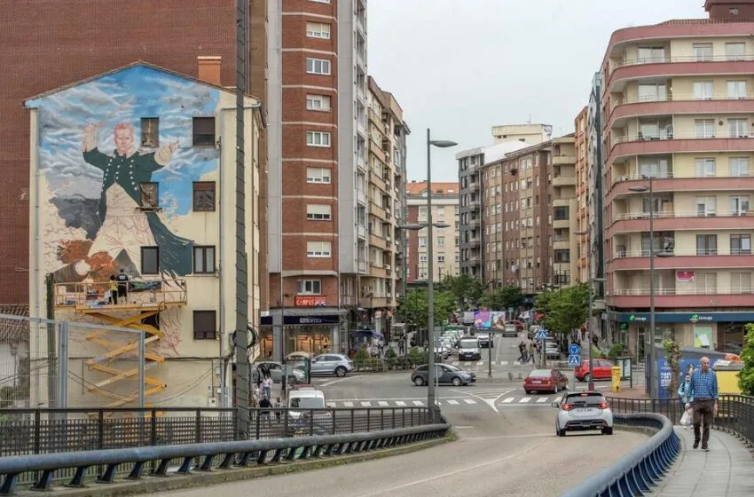 Noticias de Cantabria | El Cántabro | Pedro Velarde dará la bienvenida al centro urbano de Maliaño-Muriedas en el mural que el Ayuntamiento ultima para el 2 de Mayo