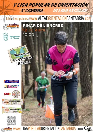  Los pinares de Liencres, sede este domingo de la quinta carrera de la V Liga popular de orientación de Cantabria