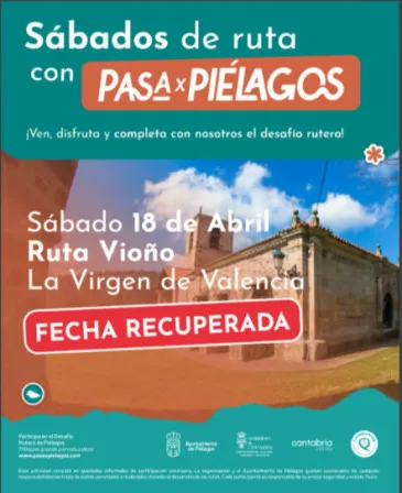  Piélagos celebrará este próximo sábado la ruta por Vioño, prevista inicialmente para el pasado 14 de marzo, que fue aplazada por climatología adversa