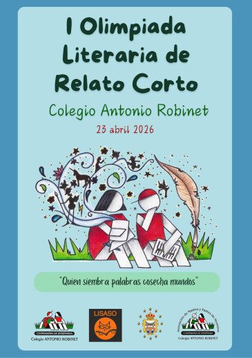  El Certamen de relato corto del Colegio Antonio Robinet se convierte en una Olimpiada literaria cuya primera edición tendrá lugar el 23 de abril