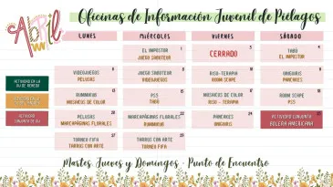 Noticias de Cantabria | El Cántabro | Continúan las actividades de ocio alternativo organizadas por las Oficinas municipales de información juvenil de Piélagos este mes de abril