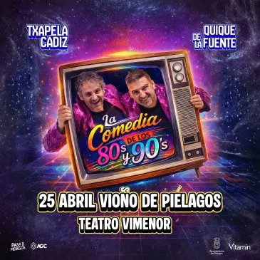  Una comedia retro, vintage y nostalgicómica protagonizada por  Quique De La Fuente y Txapela Cádiz, cuarta propuesta del Ciclo ‘Piélagos Comedy’ 2026