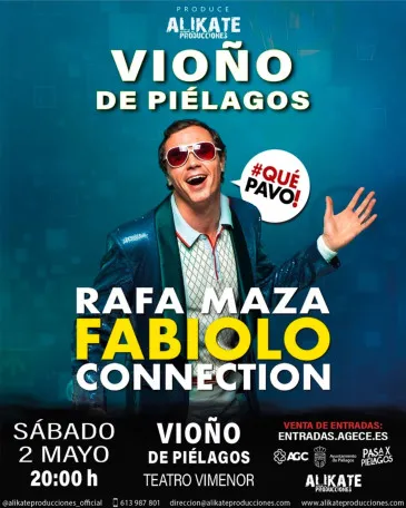 Noticias de Cantabria | El Cántabro | El polifacético artista Rafa Maza, protagonista de la quinta propuesta del Ciclo ‘Piélagos Comedy’ 2026 con la comedia “Fabiolo Connection”