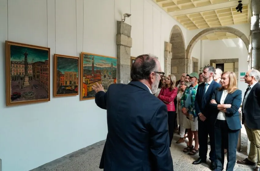 Noticias de Cantabria | El Cántabro | El Parlamento rescata la figura de Delapuente con una exposición sobre su legado artístico y viajero