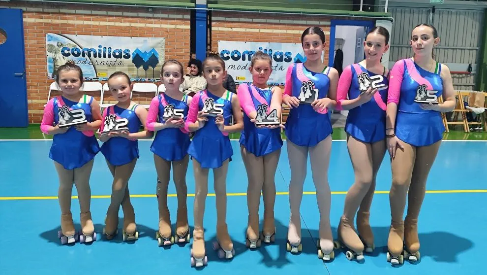 Noticias de Cantabria | El Cántabro | El club de Argoños brilla en Comillas: ocho patinadoras firman un gran papel en el trofeo