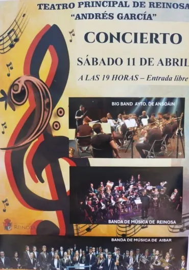  La música de banda llena este sábado el Teatro Principal de Reinosa