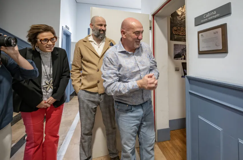  La Filmoteca de Cantabria Mario Camus reconoce la labor y entrega de Fidel García, su proyeccionista, con un acto de homenaje