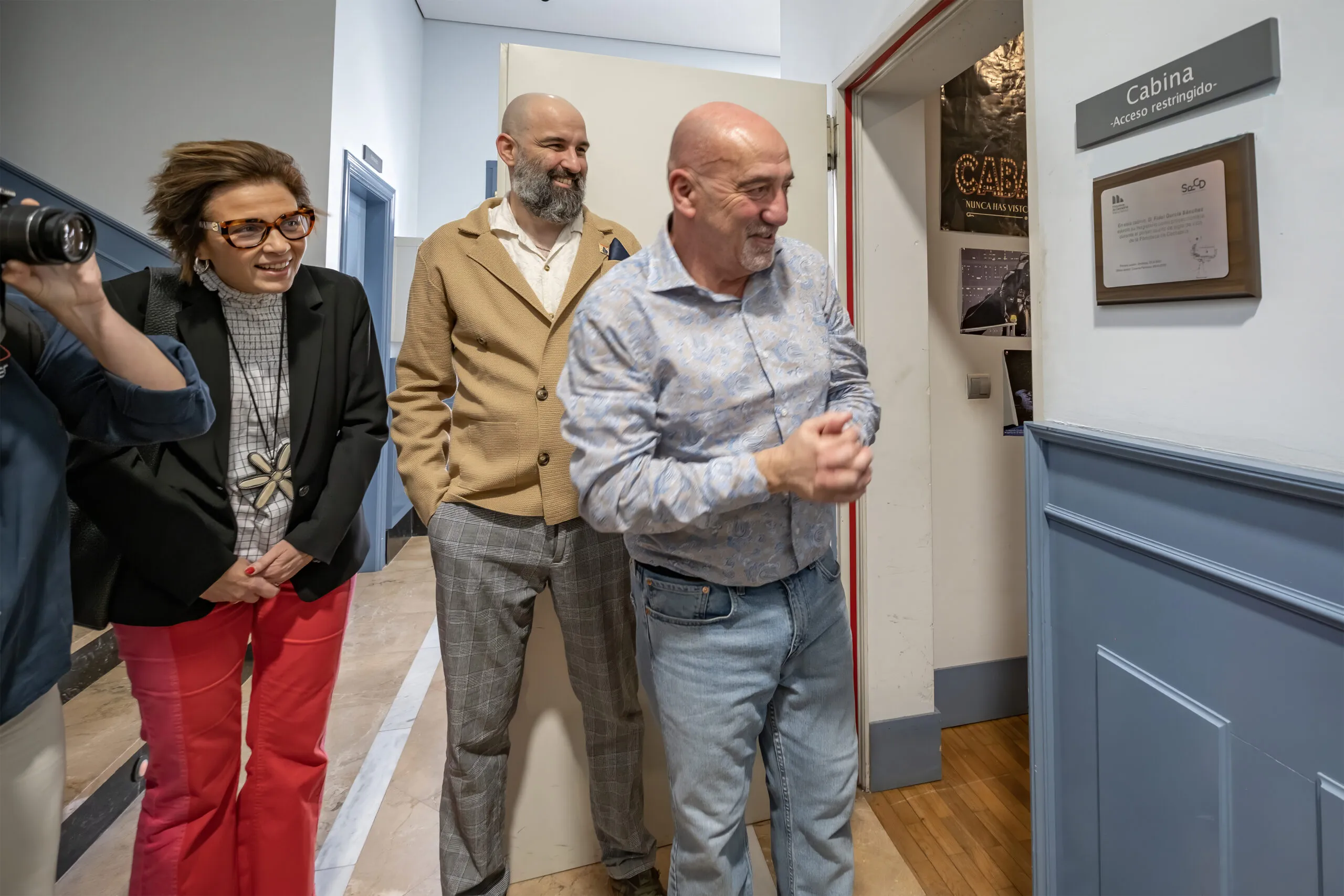 La Filmoteca de Cantabria Mario Camus reconoce la labor y entrega de Fidel García, su proyeccionista, con un acto de homenaje