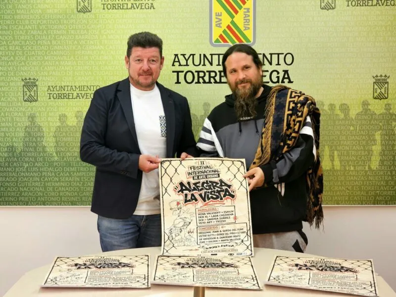 Noticias de Cantabria | El Cántabro | Torrelavega presenta la segunda edición del festival de arte urbano “Alegra la Vista”, que se celebrará del 16 al 23 de mayo