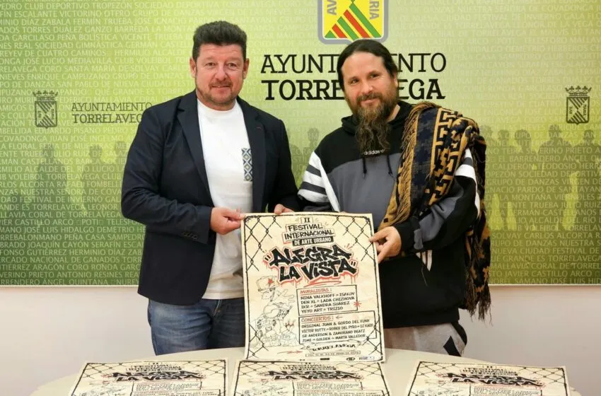 Noticias de Cantabria | El Cántabro | Torrelavega presenta la segunda edición del festival de arte urbano “Alegra la Vista”, que se celebrará del 16 al 23 de mayo