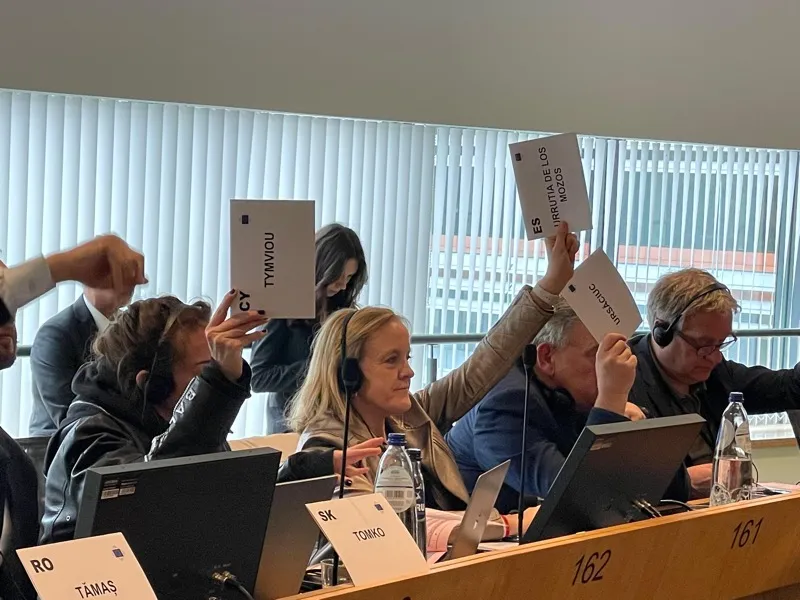 La consejera de Presidencia, en la reunión de la Comisión NAT de esta mañana