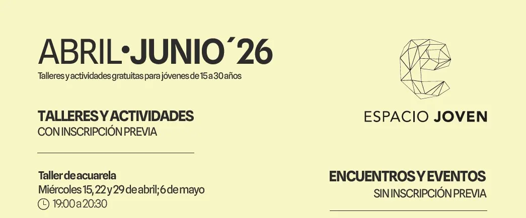 Espacio Joven lanza un nuevo ciclo de actividades intersemanales entre abril a junio