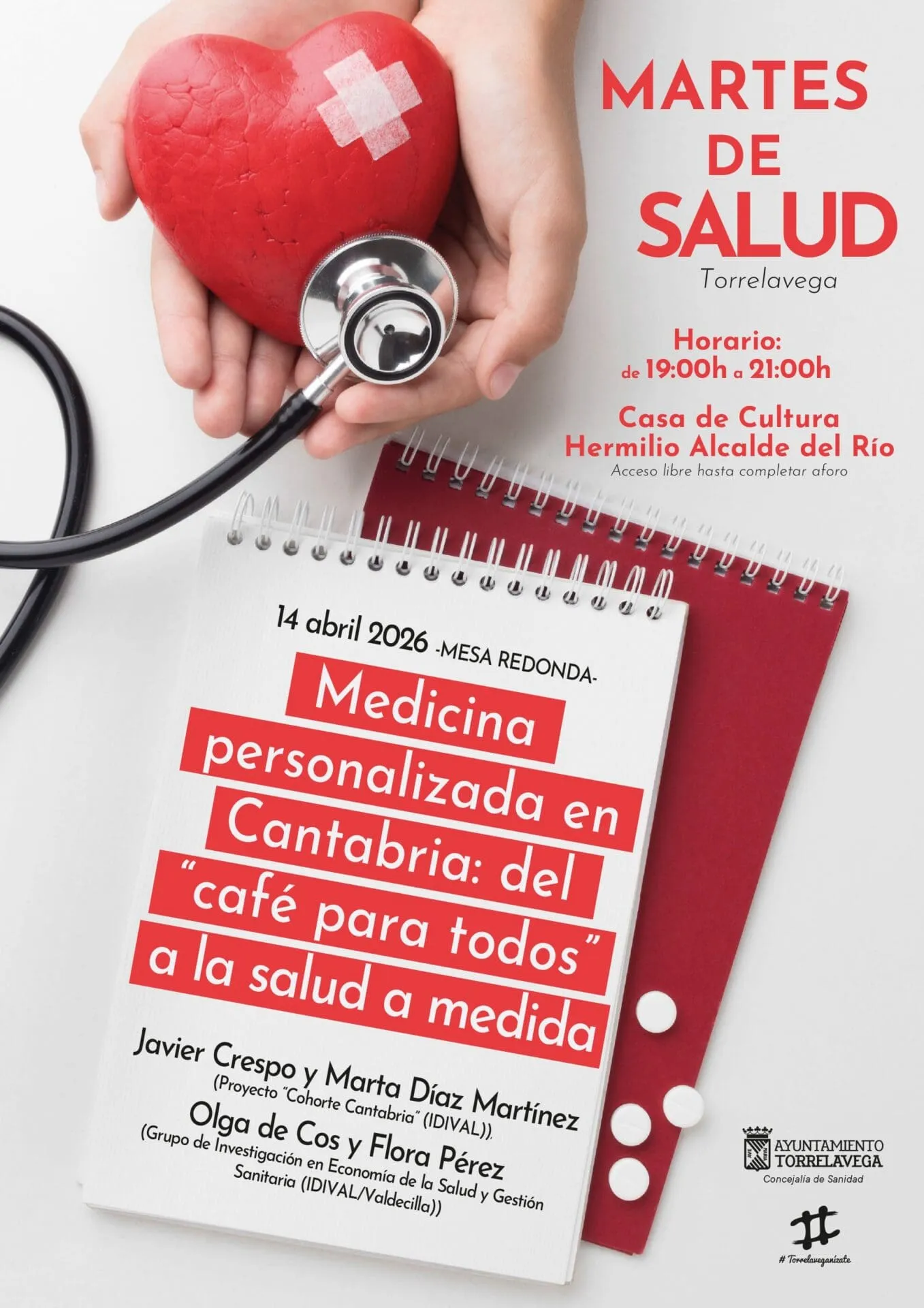 “Martes de Salud” aborda la medicina personalizada en una mesa redonda este 14 de abril