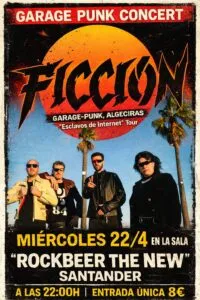 Noticias de Cantabria | El Cántabro | FICCIÓN irrumpe en Santander con su demoledor garage punk y presenta su nuevo disco “Esclavos de Internet”