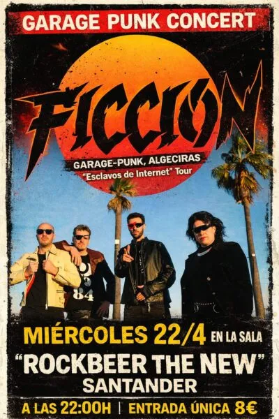 Noticias de Cantabria | El Cántabro | FICCIÓN irrumpe en Santander con su demoledor garage punk y presenta su nuevo disco “Esclavos de Internet”
