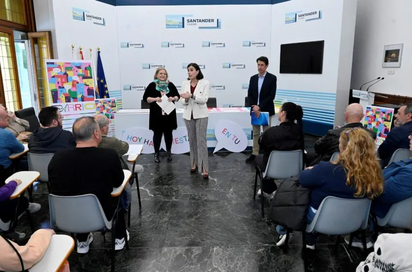  La alcaldesa presenta junto a los vecinos las 31 fiestas de los barrios de Santander en 2026