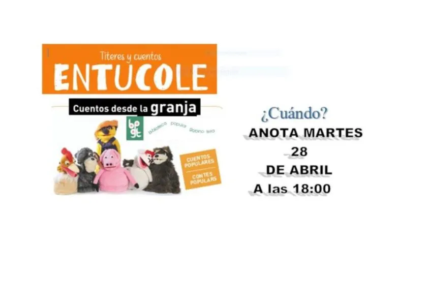 Noticias de Cantabria | El Cántabro | La Biblioteca Municipal Gabino Teira acoge este martes una jornada de cuentacuentos para público familiar
