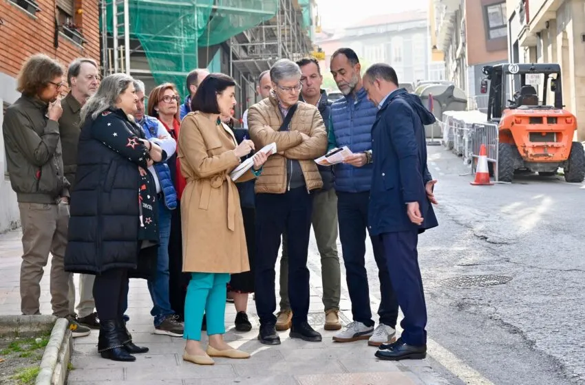 Noticias de Cantabria | El Cántabro | Avanzan a buen ritmo las obras para la reforma integral de la calle Cuesta de las Ánimas