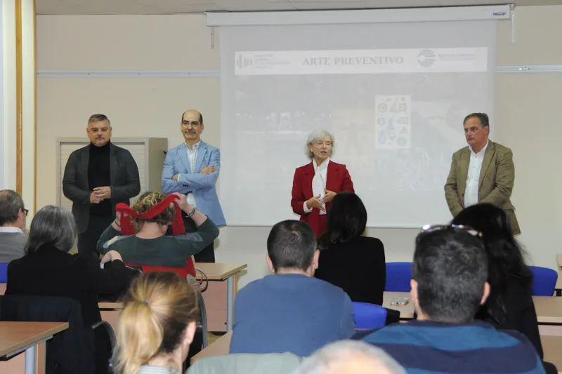 La directora del ICASST, durante la presentación de la exposición (Foto: Oficina de Comunicación)