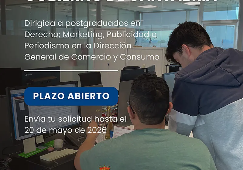 Las becas estarán remuneradas por un importe de 800 euros brutos mensuales cada una de ellas (Foto: Oficina de Comunicación)