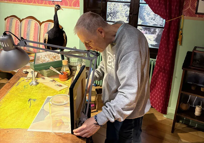 Rafa Muro en el Museo de la Naturaleza de Cantabria. Foto: Oficina de comunicación