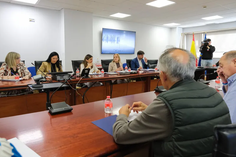 Reunión de la Comisión permanente del Consejo Asesor contra el despoblamiento de Cantabria (Foto: Raúl Lucio)