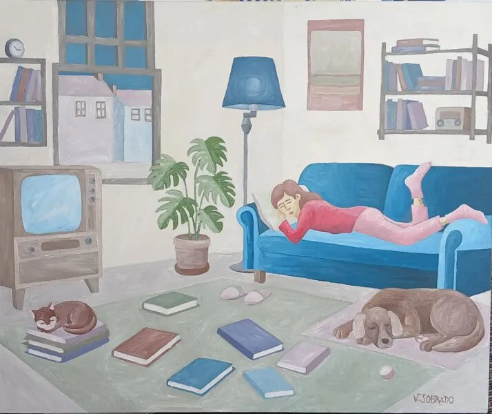 Noticias de Cantabria | El Cántabro | “Figuraciones” llega a Torrelavega: pintura y collage dialogan en una exposición que reivindica lo figurativo