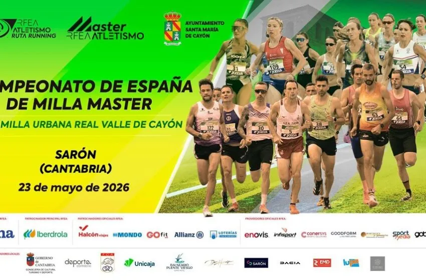 ¡Rumbo a la gran cita del atletismo de Santa María de Cayón! el próximo 23 de mayo de 2026
