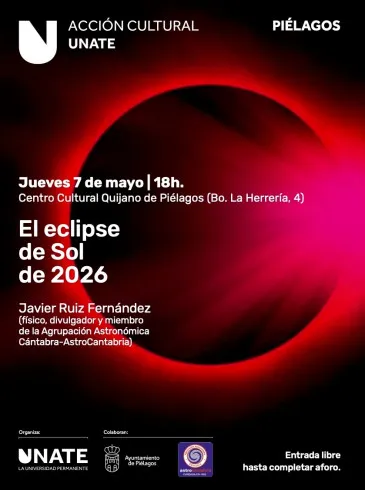  El físico y divulgador Javier Ruiz Fernández explicará mañana jueves en Quijano qué es un eclipse solar y cómo observar de una forma segura el que tendrá lugar el 12 de agosto