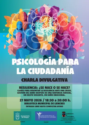 Noticias de Cantabria | El Cántabro | La biblioteca municipal de Liencres acogerá este miércoles la charla divulgativa ‘Resiliencia: ¿se nace o se hace?’