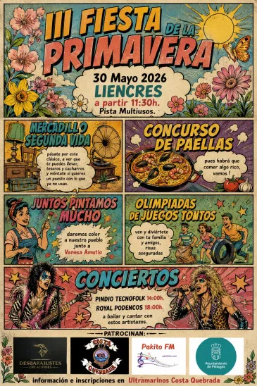  Liencres celebrará este sábado la III edición de la  Fiesta de la Primavera