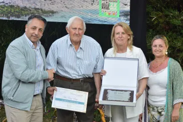 Noticias de Cantabria | El Cántabro | Piélagos rinde homenaje a Félix Pérez Diego ‘El Molinero’, vecino de Carandía, en su calidad de veterano pescador por su labor en la conservación del río junto a su padre y sus hijos