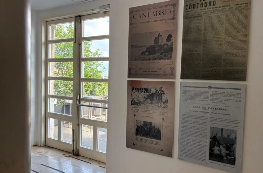 Noticias de Cantabria | El Cántabro | El Parlamento de Cantabria convierte su cafetería en un viaje por la prensa histórica de la región
