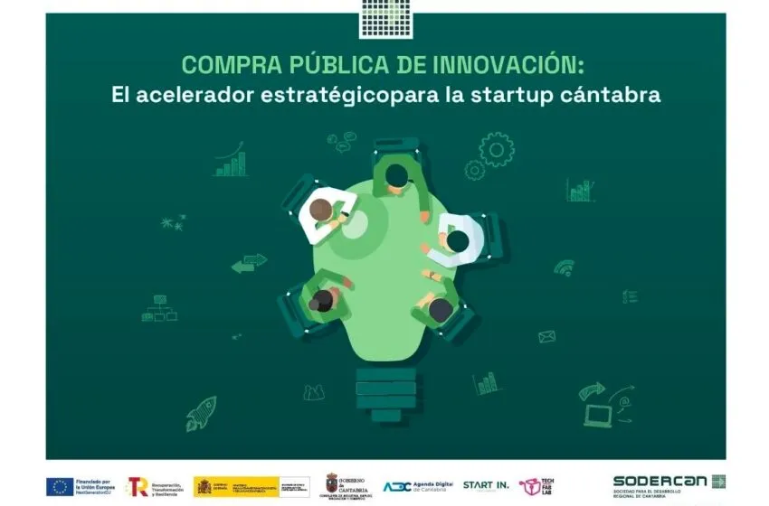  SODERCAN amplía hasta el 8 de mayo el plazo para participar en el programa de Compra Pública de Innovación      