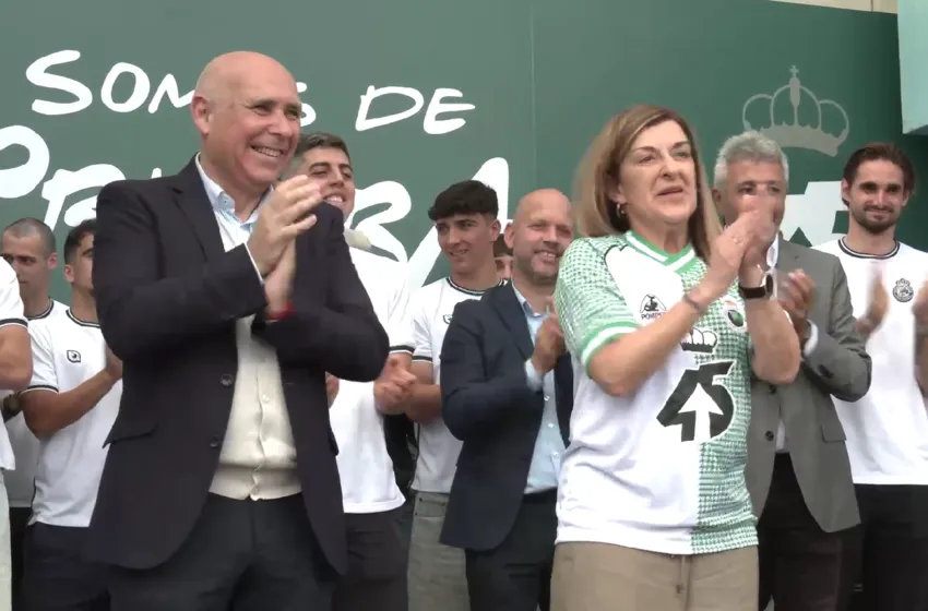 Noticias de Cantabria | El Cántabro | Buruaga recibe al Racing tras su ascenso a Primera División y reivindica al club como "el ejemplo de la mejor Cantabria"