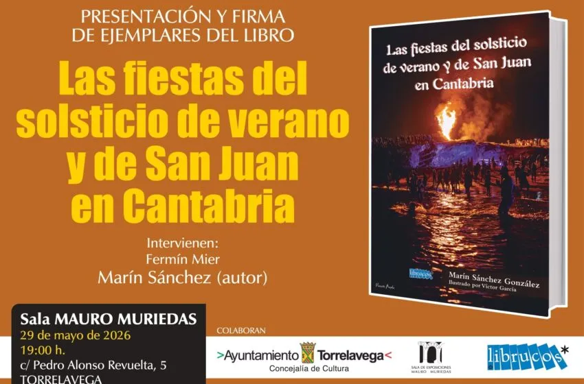 Noticias de Cantabria | El Cántabro | Torrelavega acogerá la presentación del libro “Las fiestas del solsticio de veranoy deSan Juan en Cantabria”, de Marín Sánchez