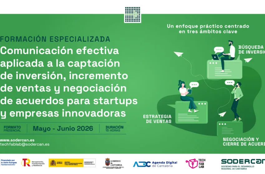 Noticias de Cantabria | El Cántabro | Últimos días para acceder al programa de formación en Comunicación de SODERCAN para empresas innovadoras