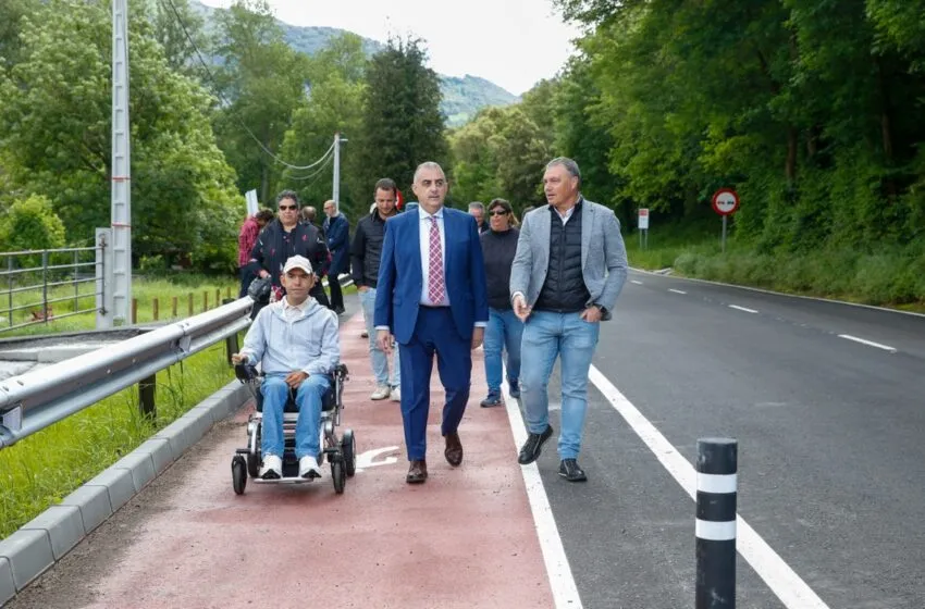  Media inaugura una nueva senda peatonal en el municipio de Ruesga