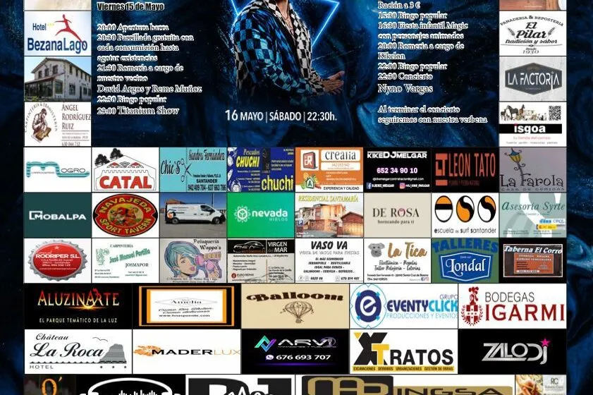 Noticias de Cantabria | El Cántabro | Nyno Vargas actuará este sábado en Sancibrián dentro de unas fiestas de Fátima repletas de música, tradición y ambiente popular