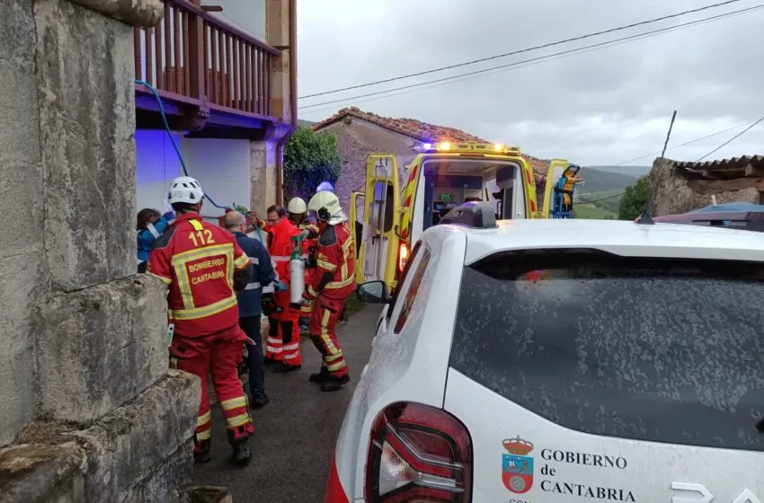 Noticias de Cantabria | El Cántabro | Herido grave un varón en el incendio de una vivienda de Herrerías