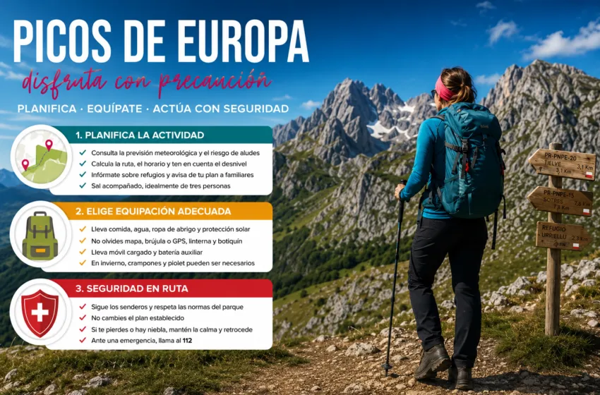  Picos de Europa: 112 Cantabria recuerda las claves para disfrutar de la montaña con seguridad este verano