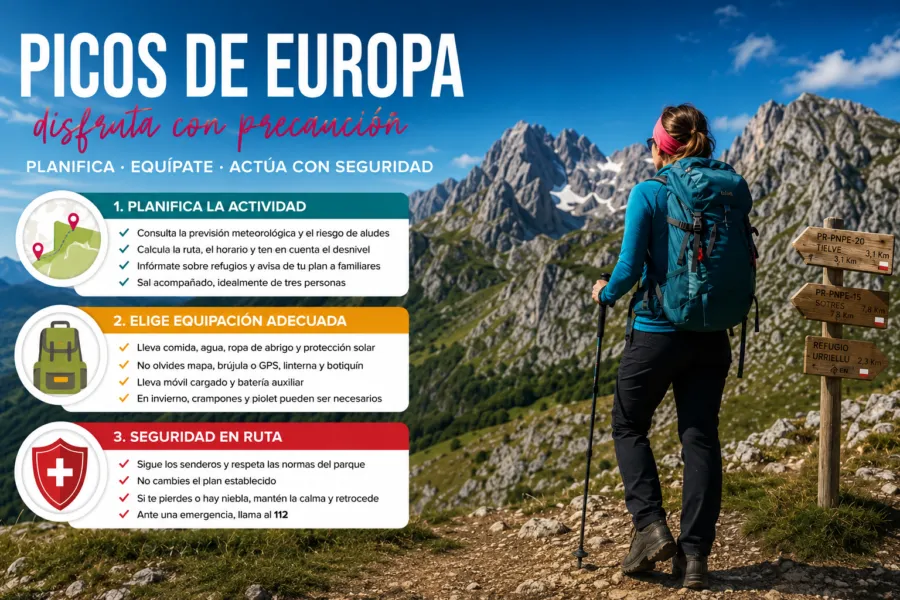 Noticias de Cantabria | El Cántabro | Picos de Europa: 112 Cantabria recuerda las claves para disfrutar de la montaña con seguridad este verano