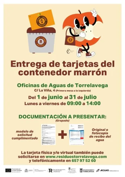 Noticias de Cantabria | El Cántabro | Continúa la entrega gratuita de tarjetas para el uso del contenedor marrón