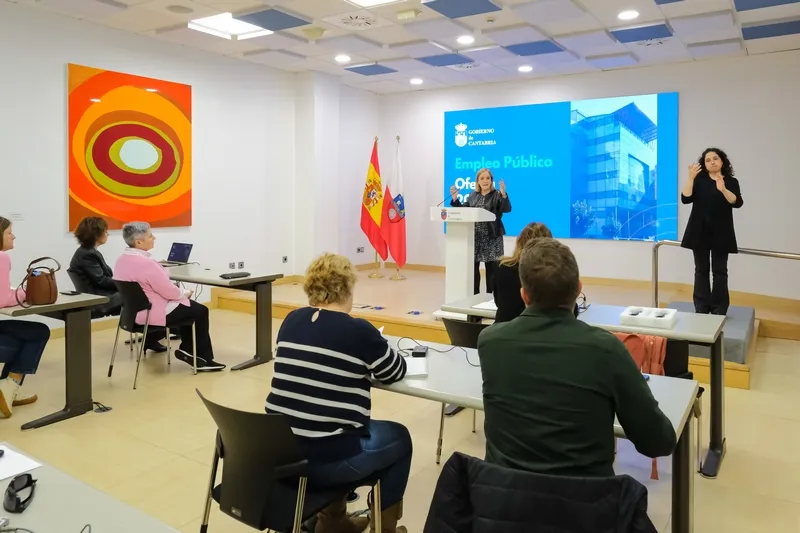 La consejera de Presidencia, en la presentación de la OEP 2026 (Foto: Raúl Lucio)