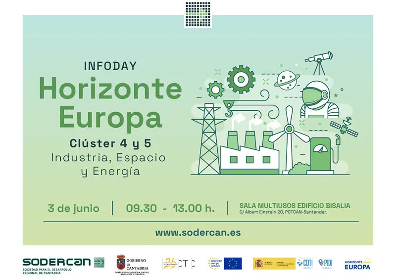 SODERCAN acerca las oportunidades del programa Horizonte Europa a empresas y centros de I+D
